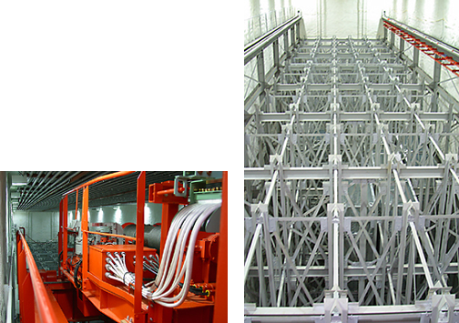 立体倉庫の導入でランニングコスト低減